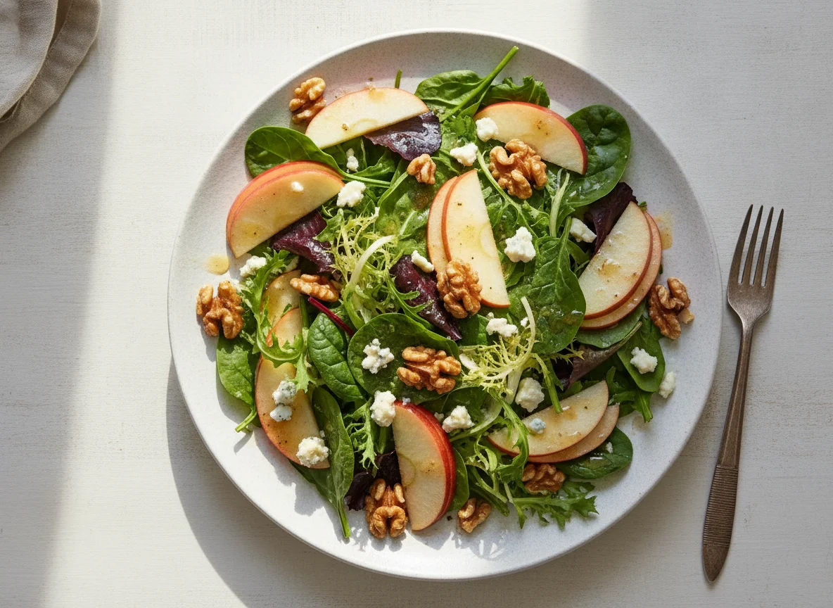 Apple Walnut Salad with Blue Cheese photo