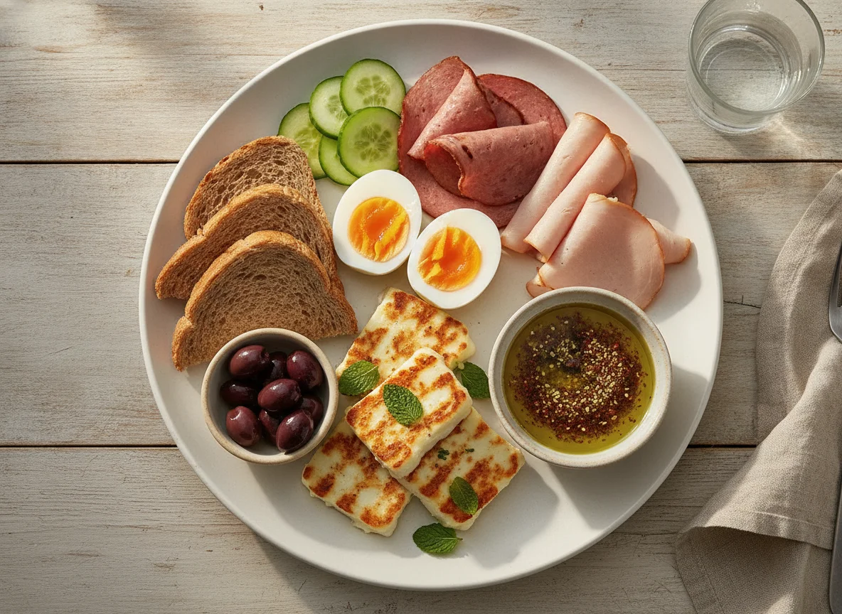 Arabic Breakfast Platter photo
