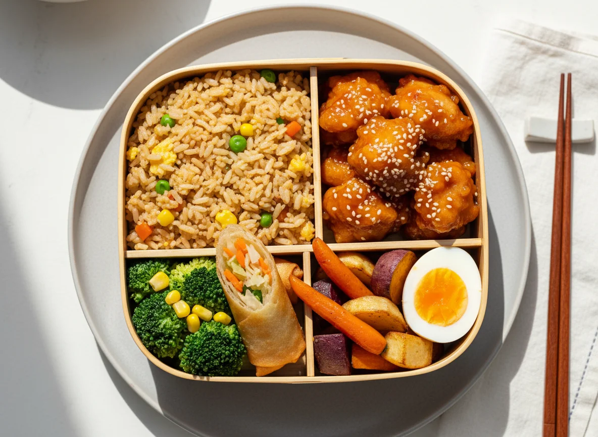Asian-style Bento Box photo