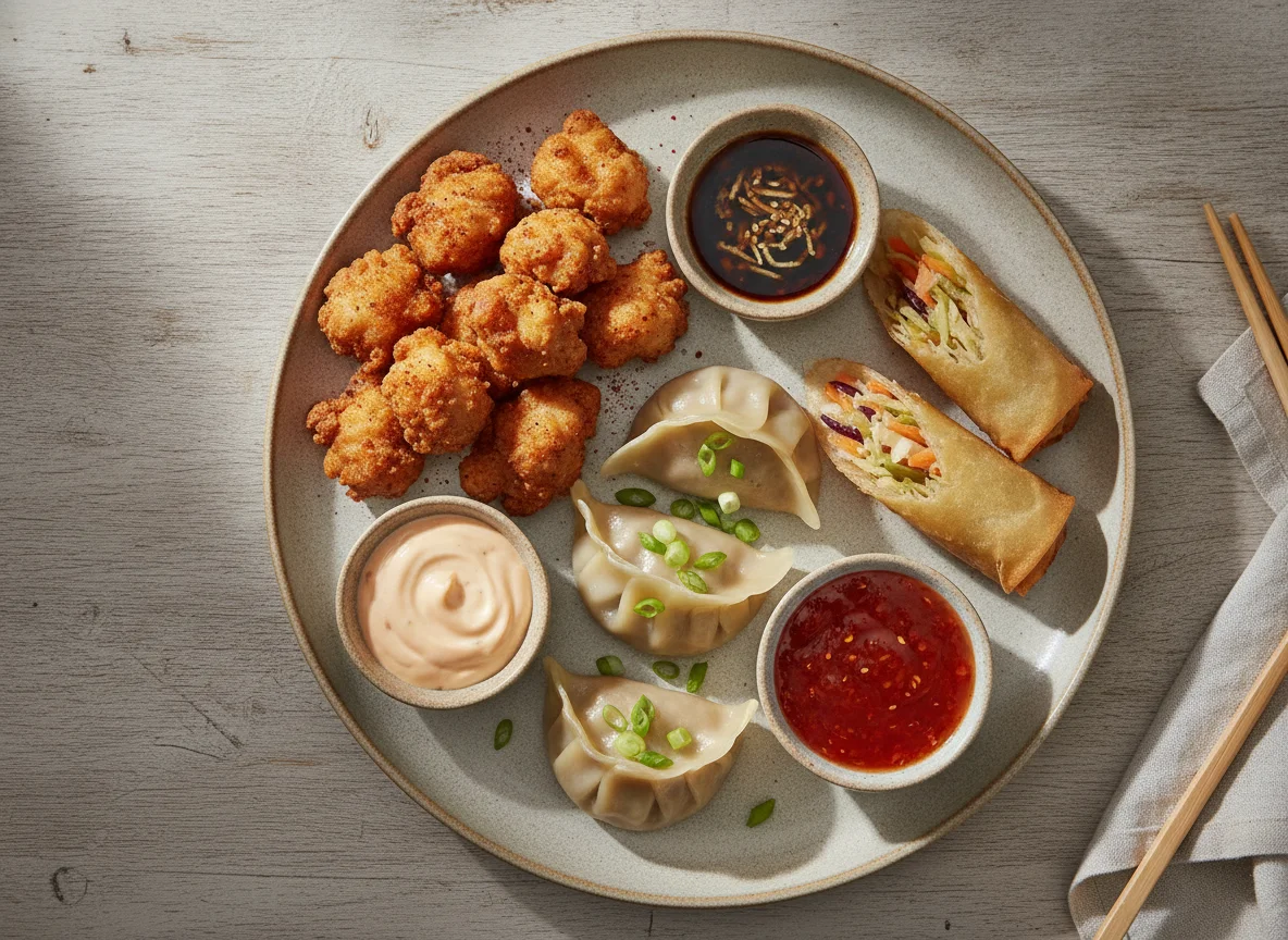 Assorted Asian Appetizers photo