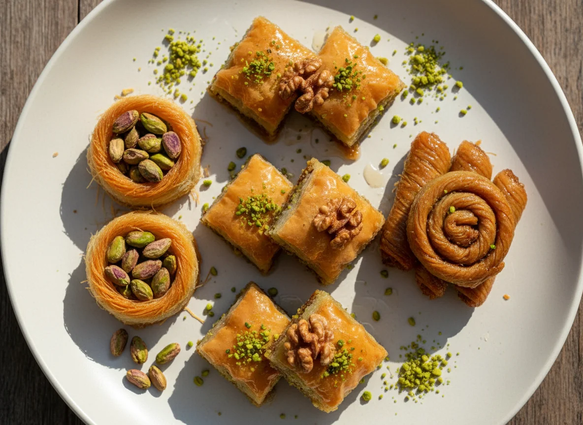 Assorted Baklava Pastries photo