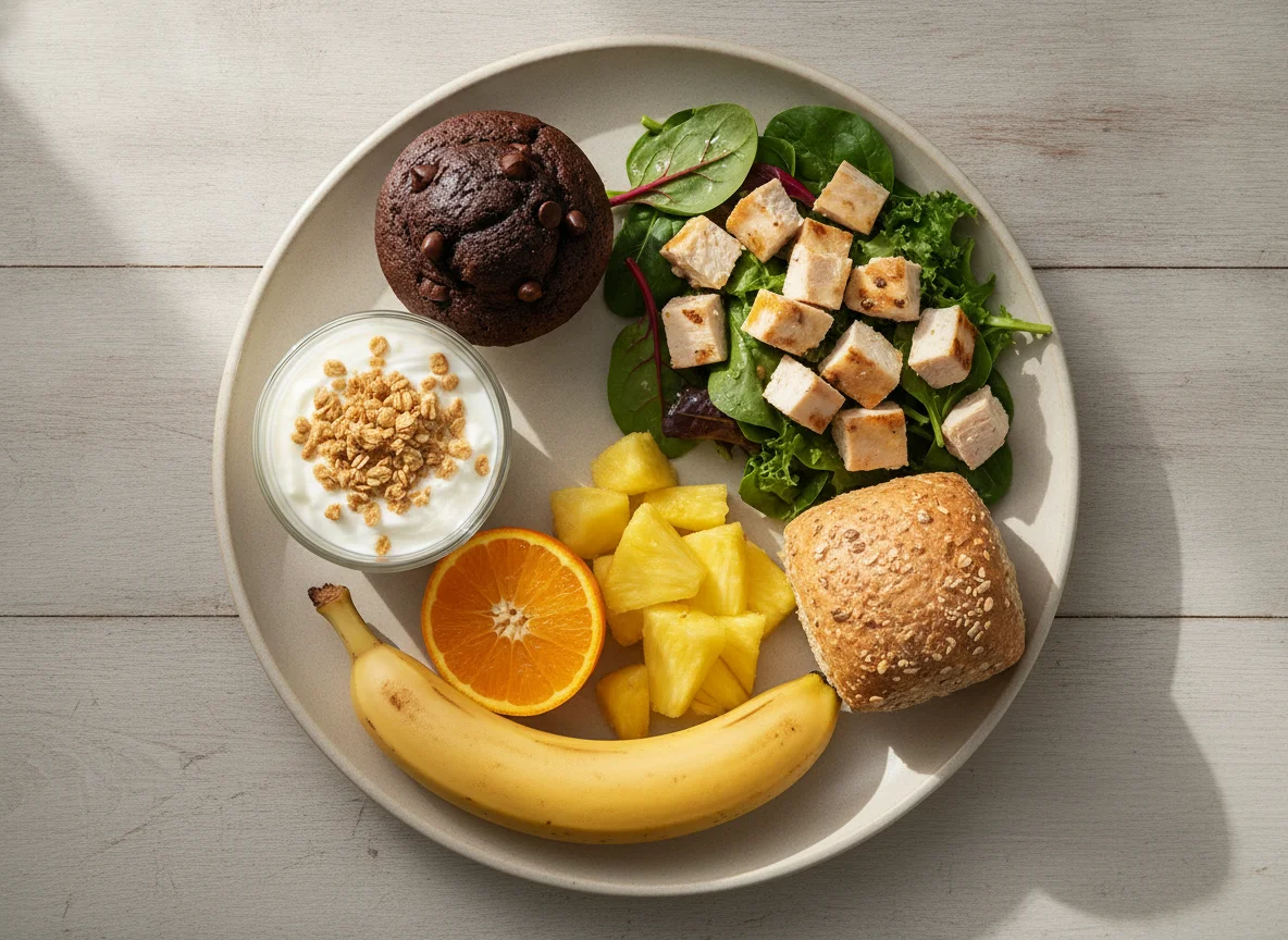 Assorted Breakfast and Snack Items photo