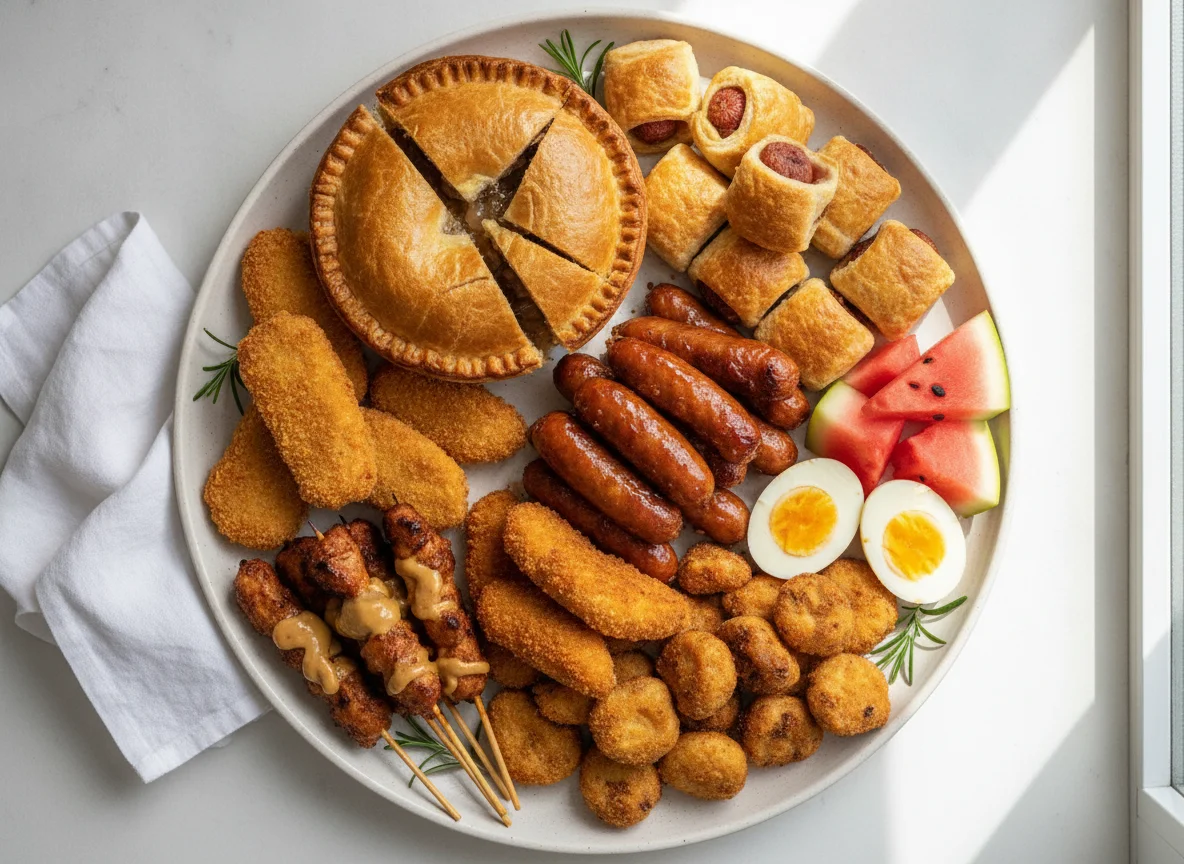 Assorted British Party Food Platter photo