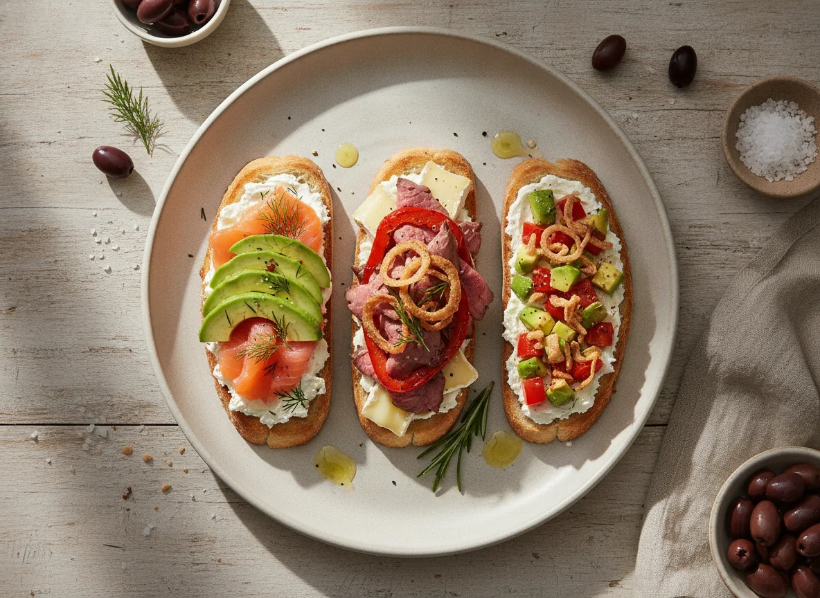 Assorted Bruschetta Trio photo