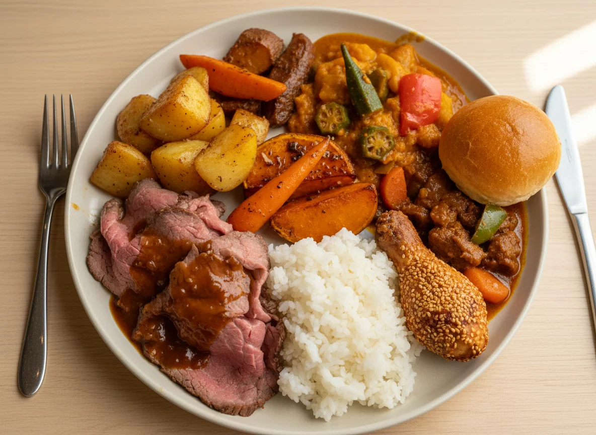 Assorted Buffet Meal photo