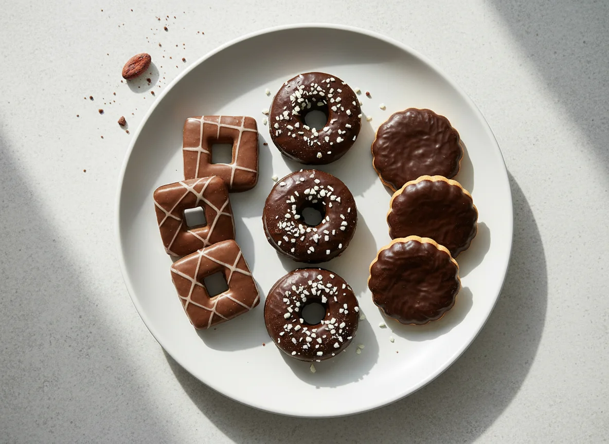 Assorted Chocolate Biscuits photo