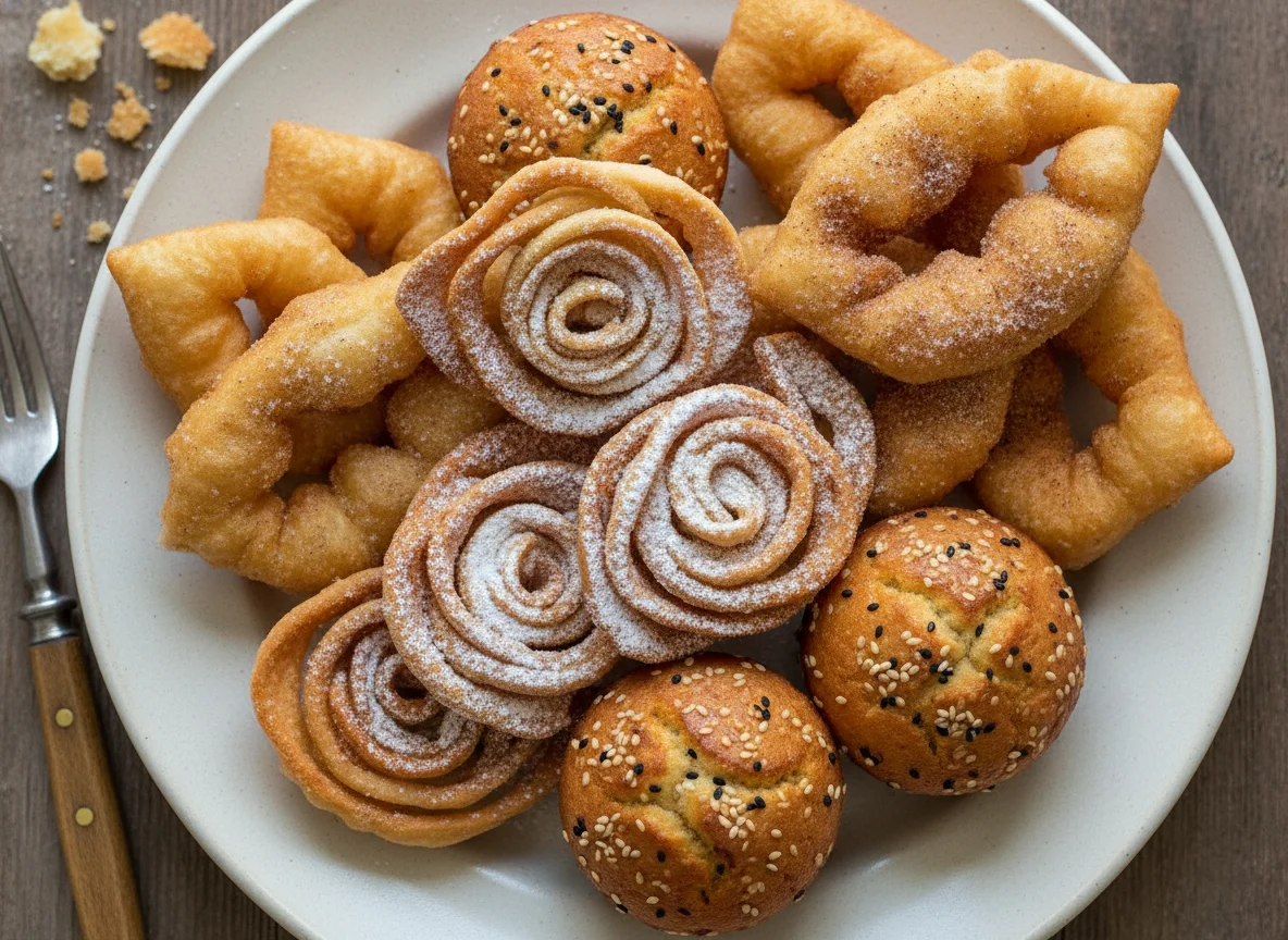 Assorted Fried Pastries photo