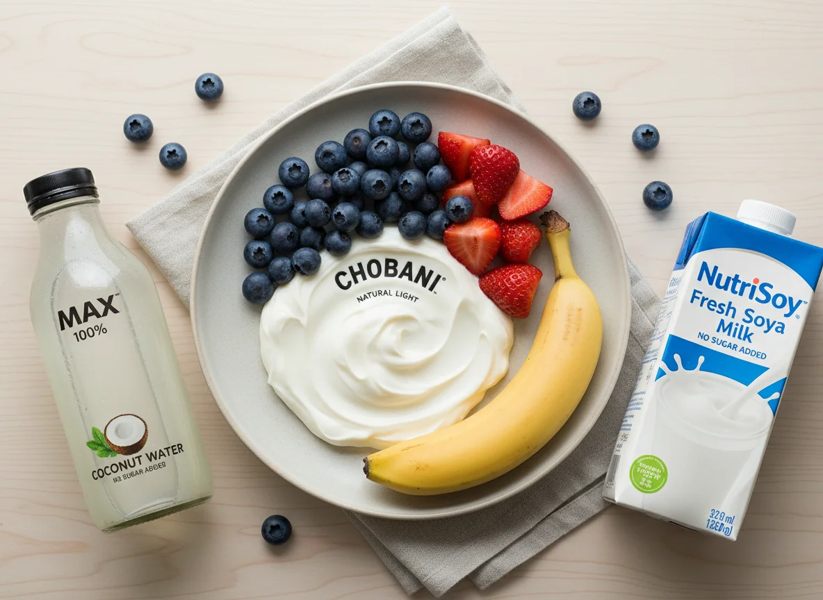 Assorted Fruits and Dairy Products photo