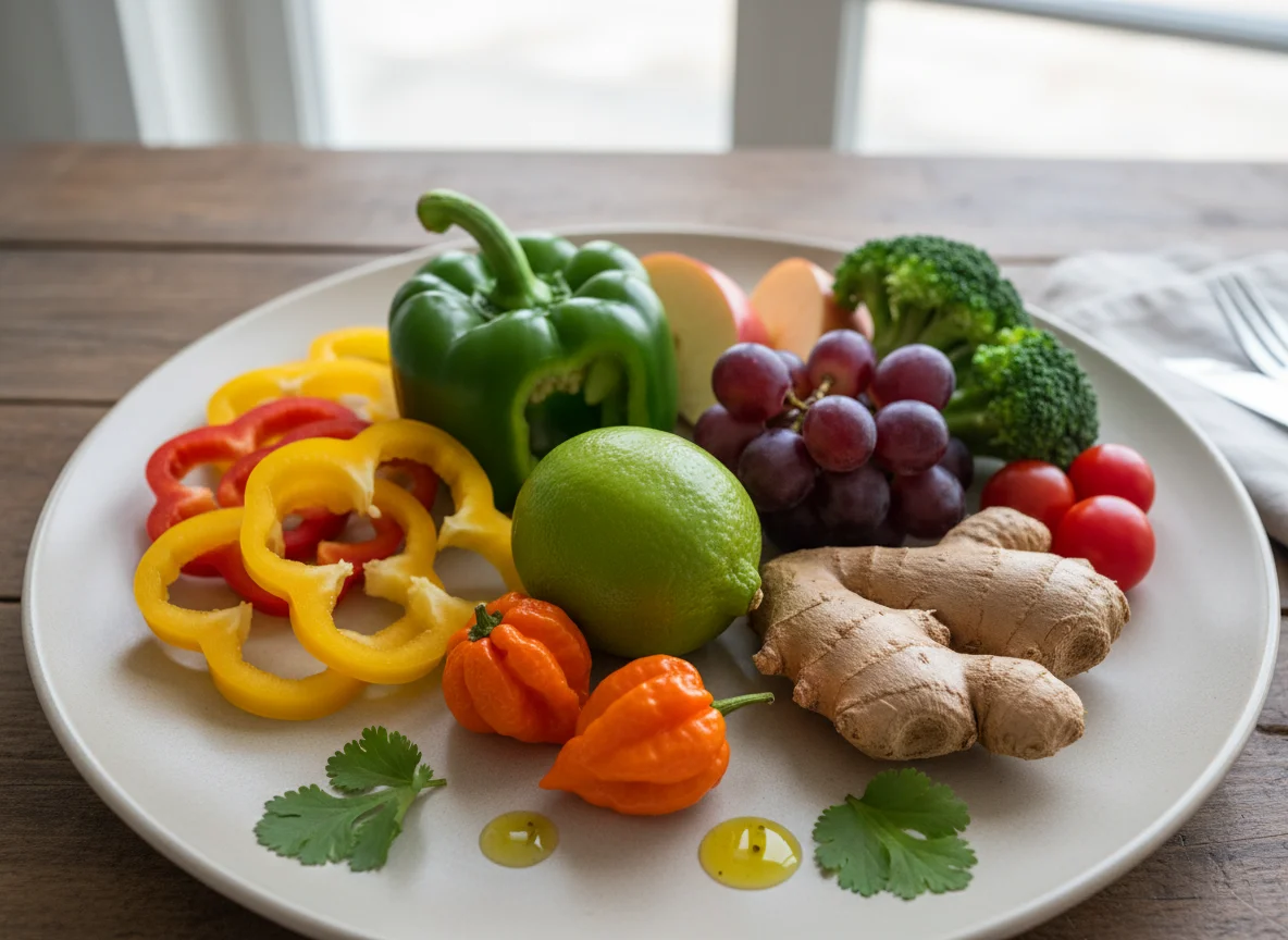 Assorted Fruits and Vegetables photo