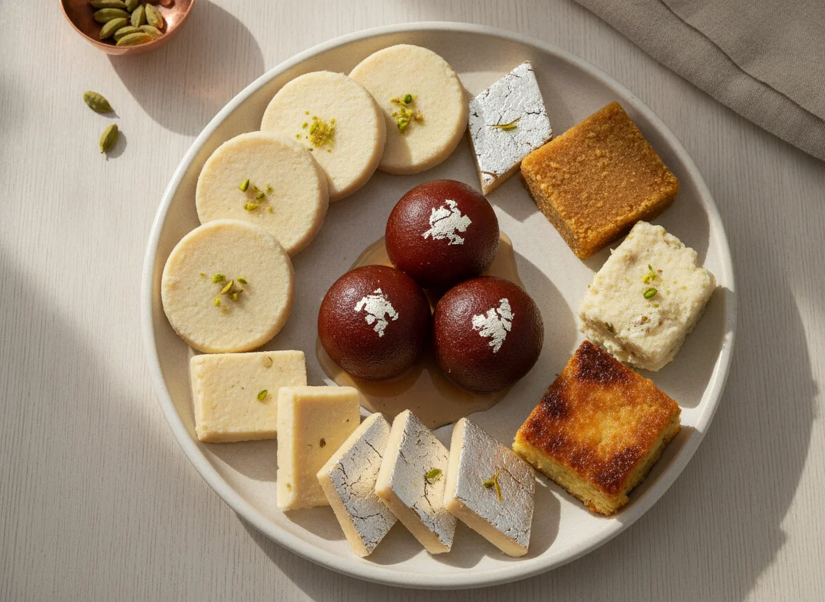 Assorted Indian Sweets (Mithai) photo