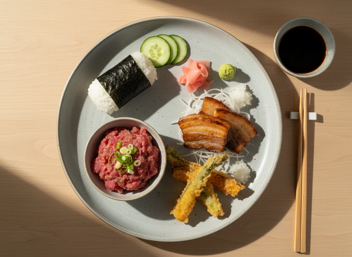 Assorted Japanese Meal photo