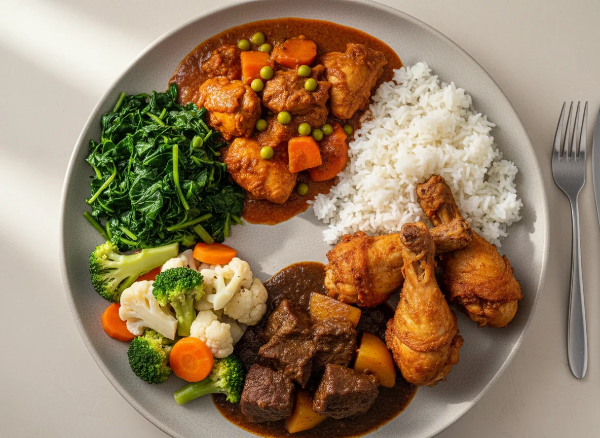 Assorted Kenyan Meal photo