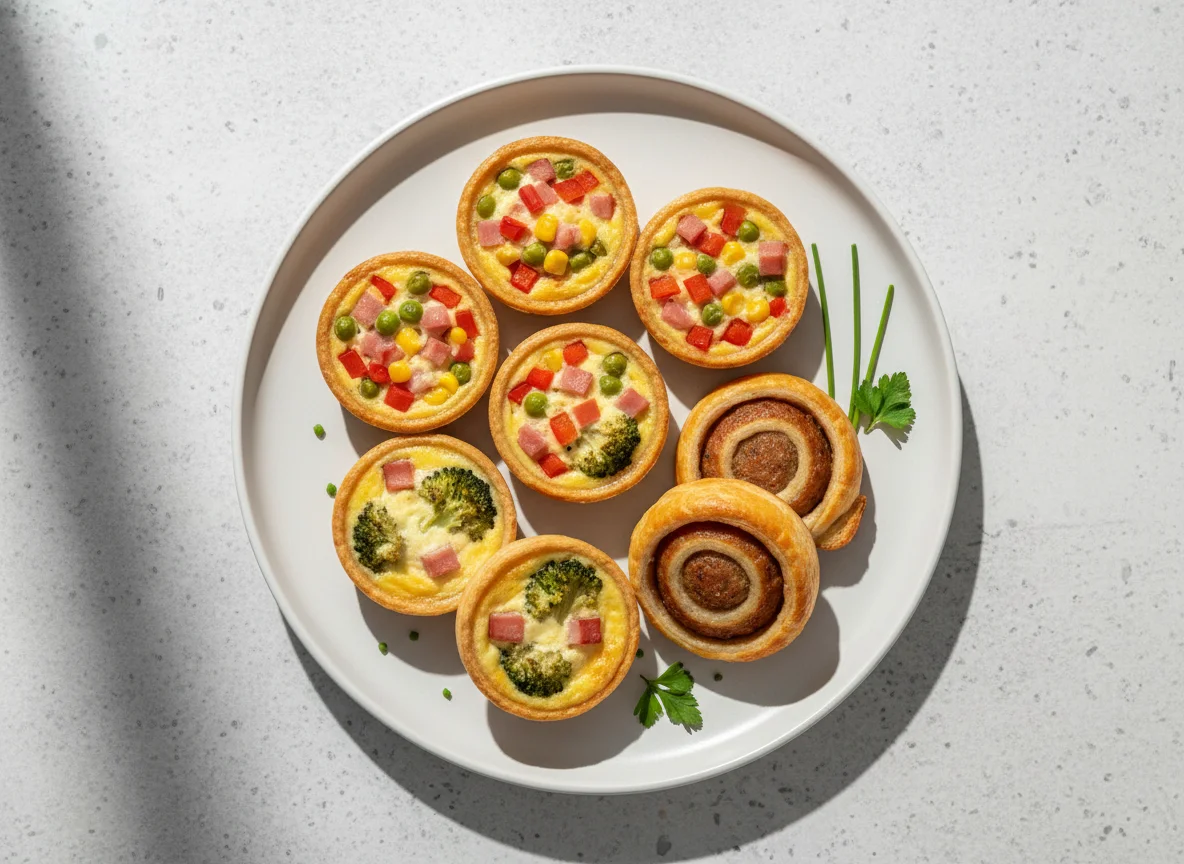 Assorted Mini Savoury Pastries photo