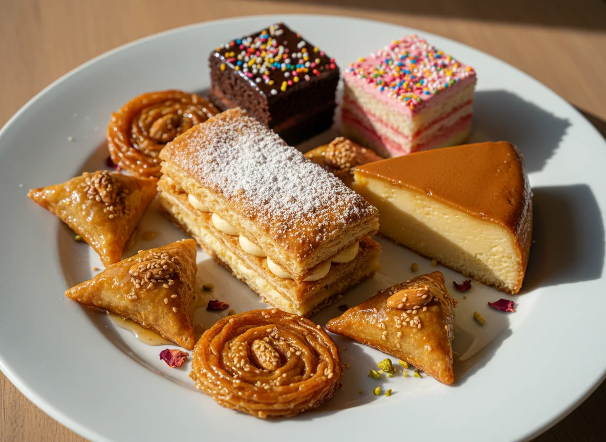 Assorted Moroccan Pastries and Desserts photo