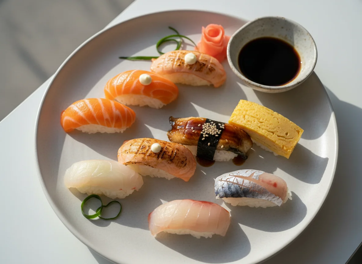 Assorted Nigiri Sushi Platter photo