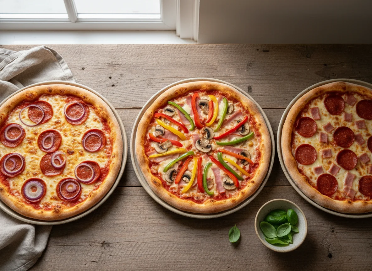 Assorted Pizzas photo