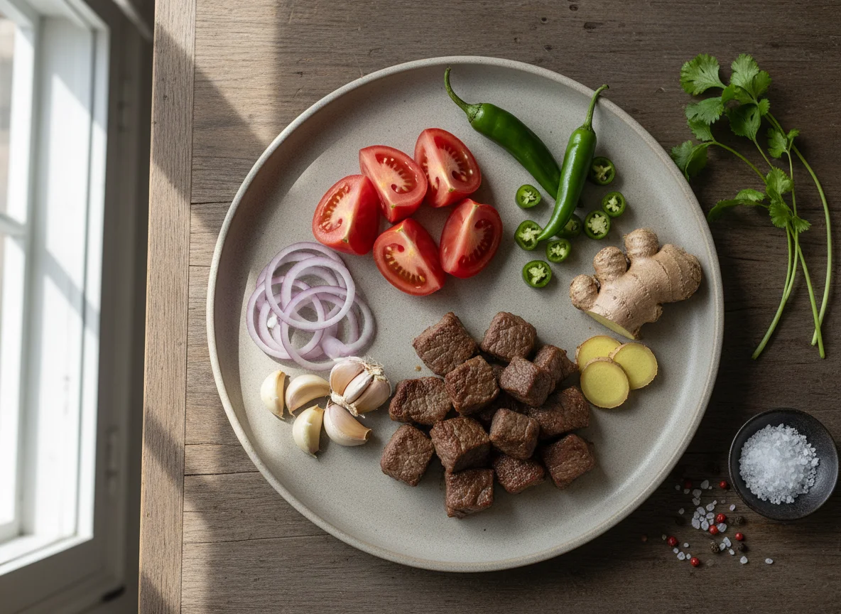 Assorted Raw Ingredients for Cooking photo