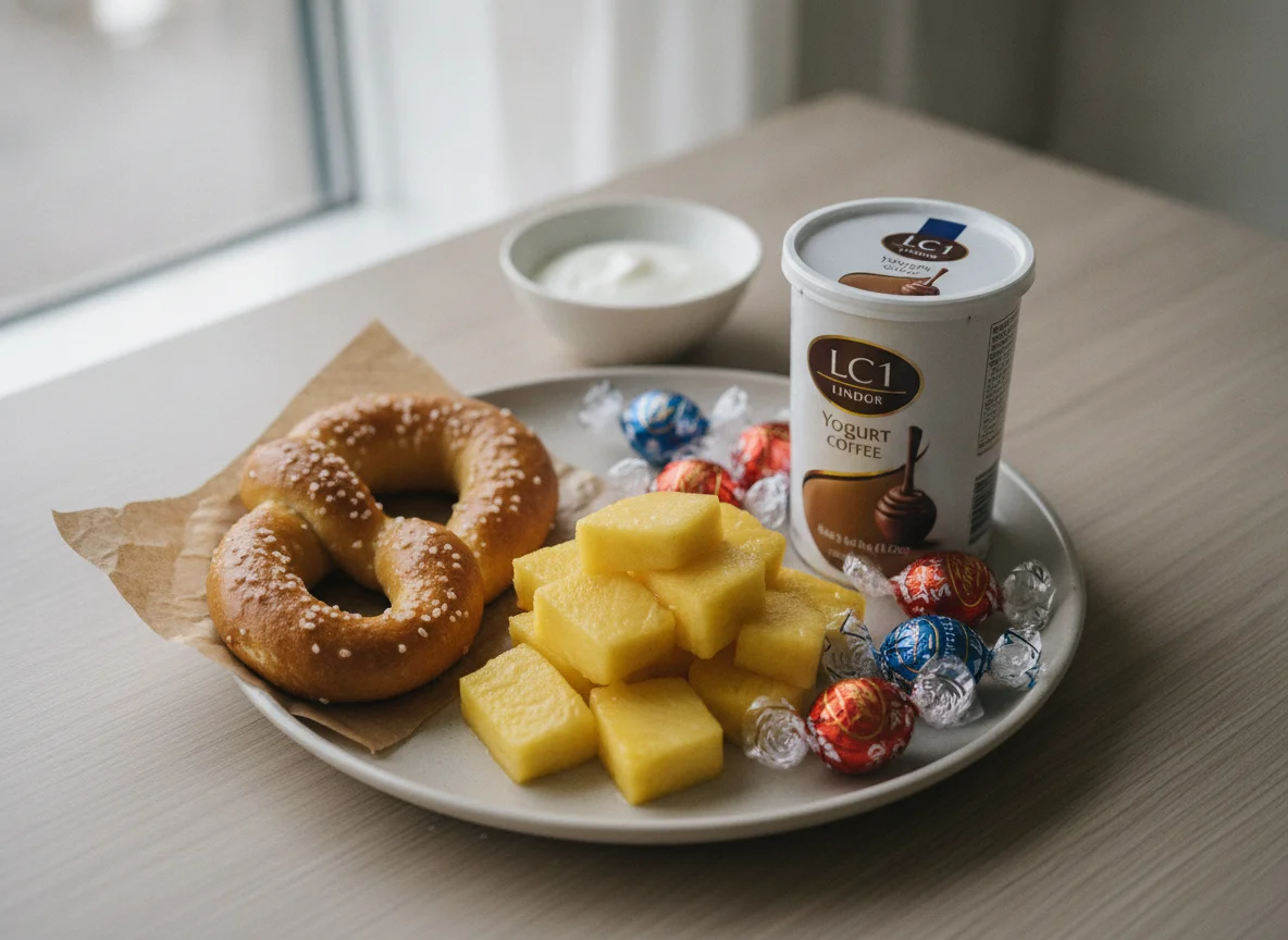 Assorted snacks and groceries photo