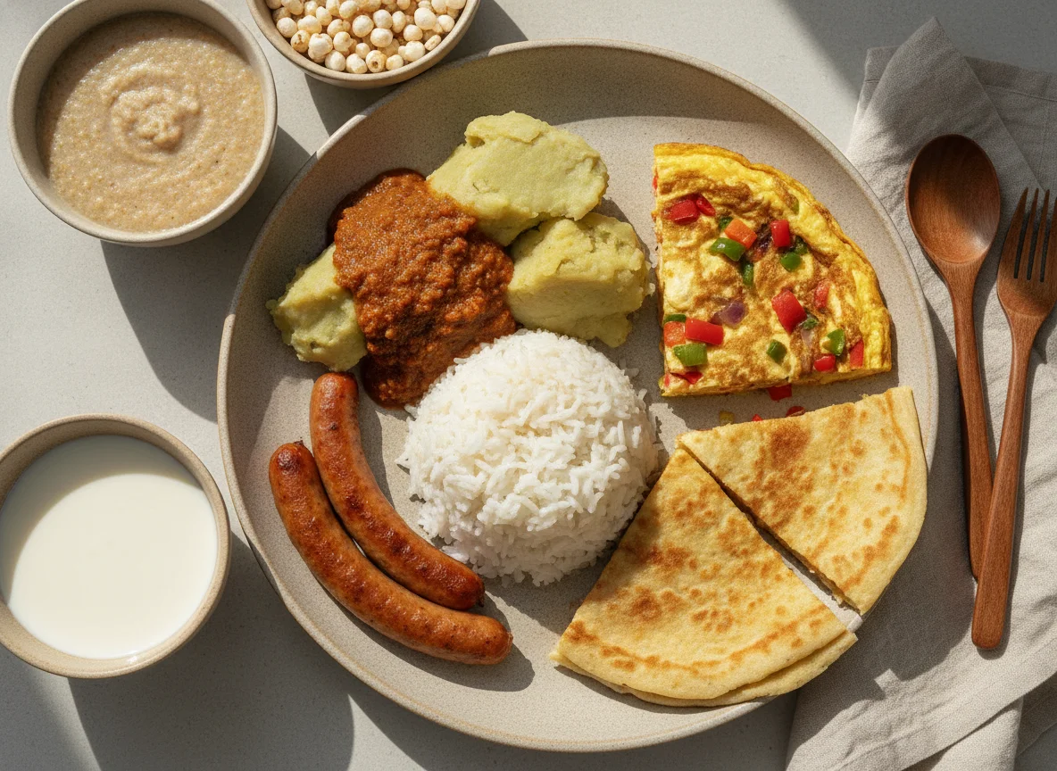 Assorted Ugandan Meal Items photo