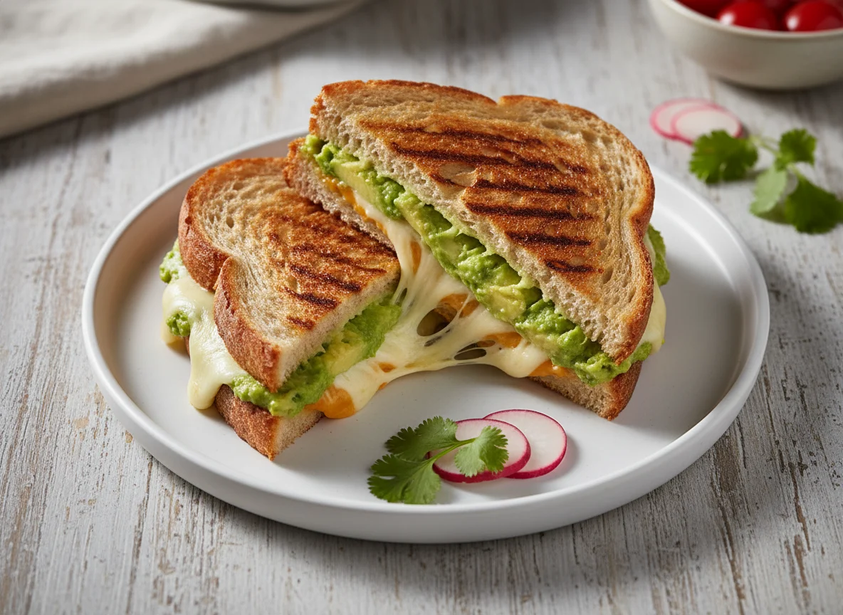 Avocado and Cheese Panini photo