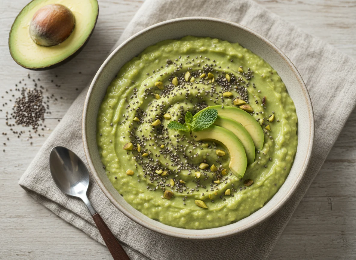 Avocado and Chia Seed Porridge photo