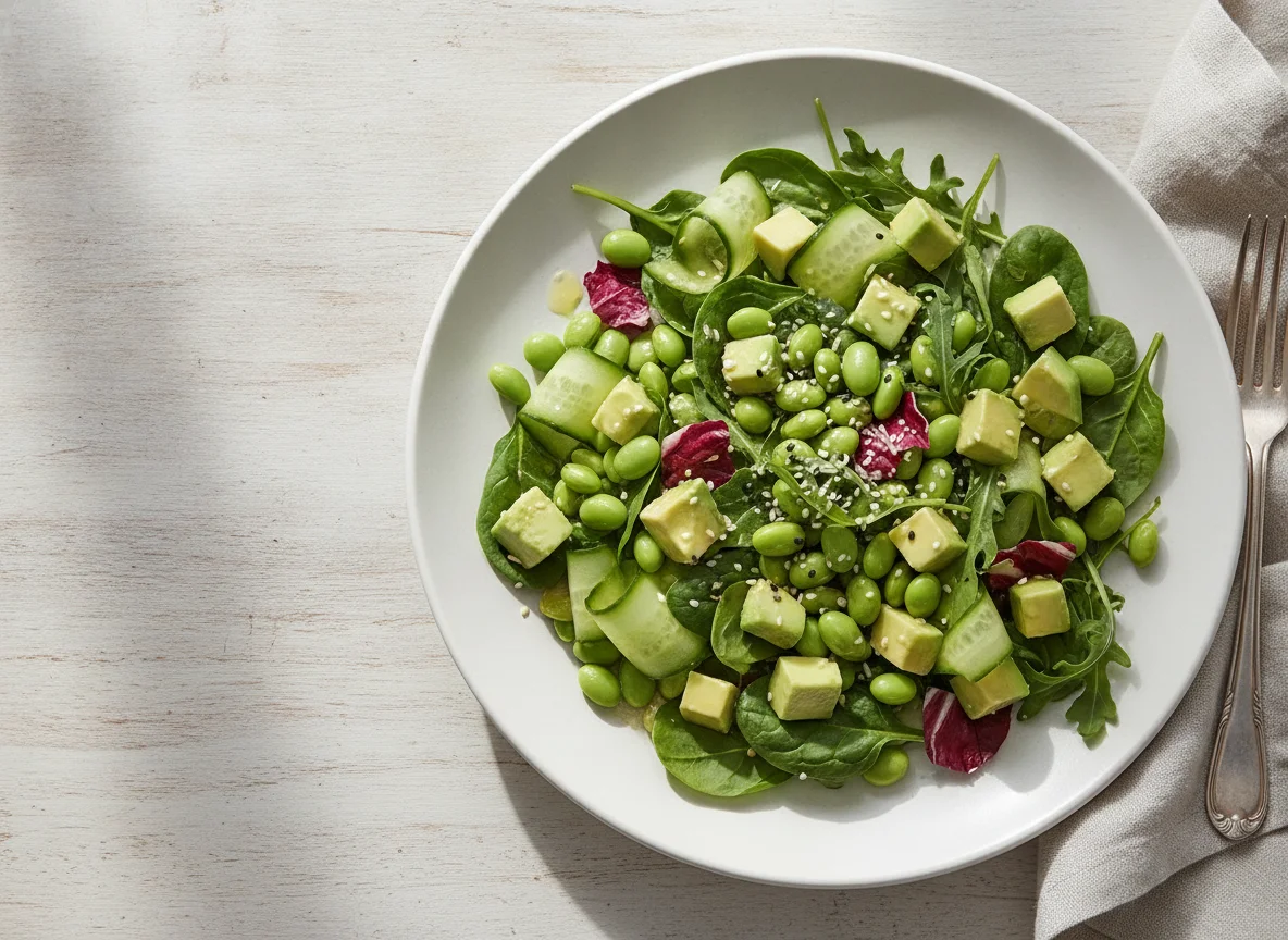Avocado and Edamame Green Salad photo