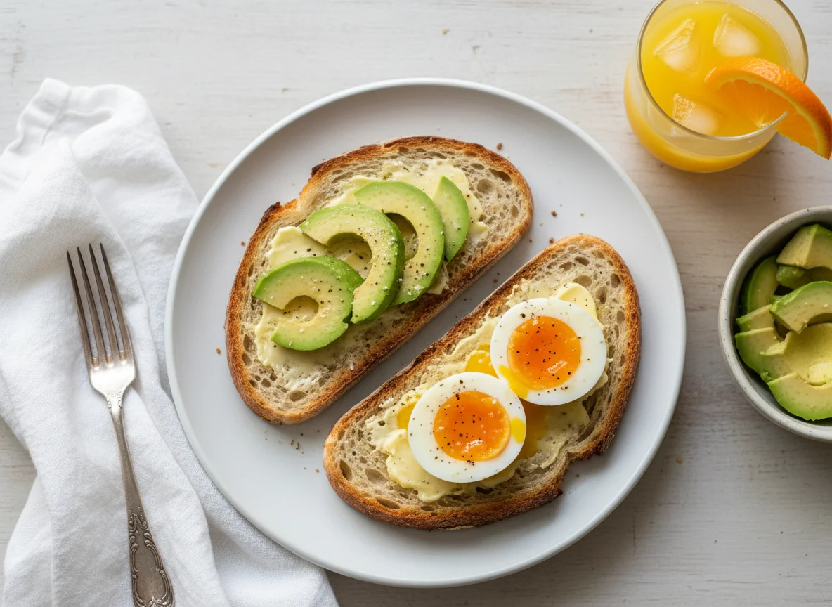Avocado and Egg on Toast photo