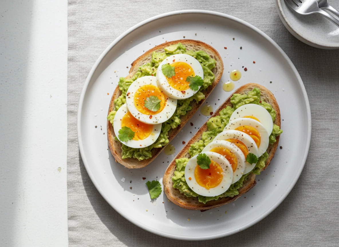 Avocado and Egg Sandwich photo