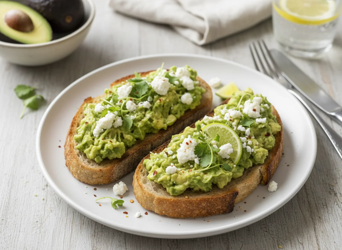 Avocado and Feta Toast photo