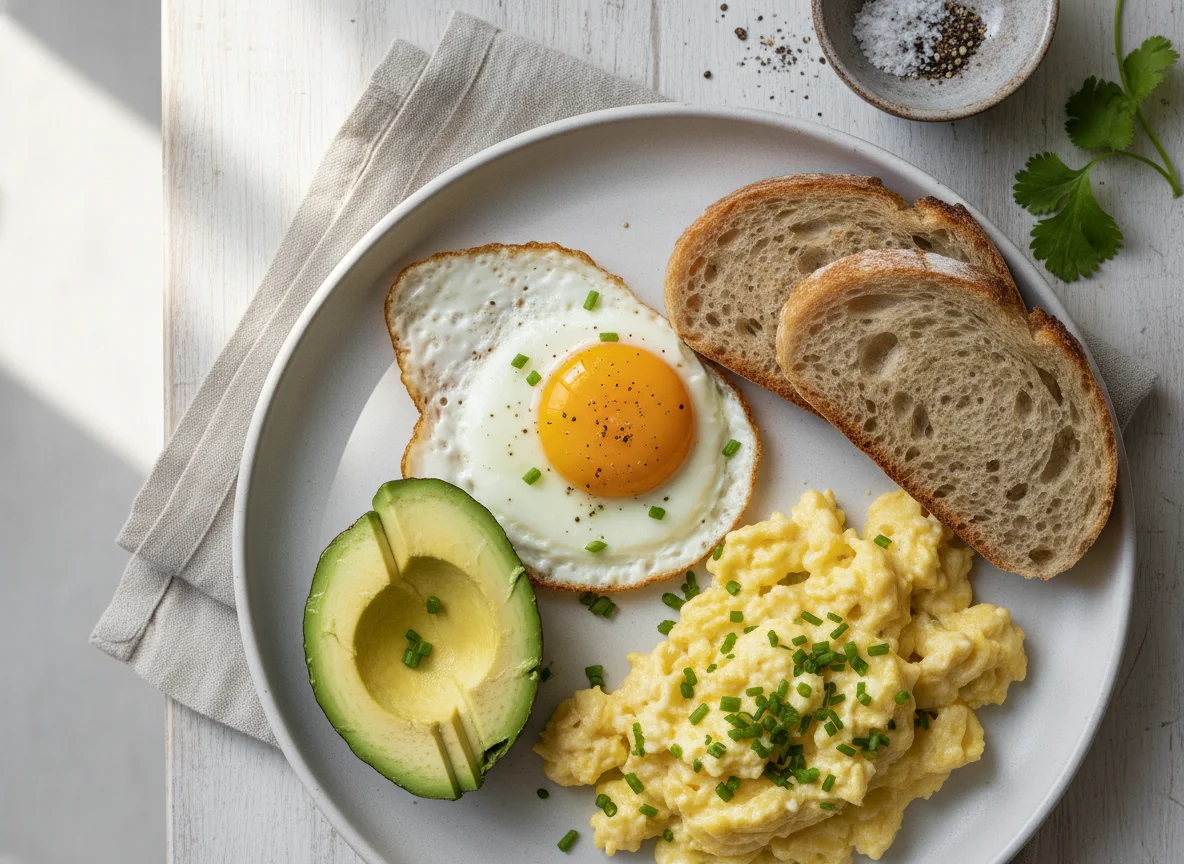 Avocado and Fried Eggs photo