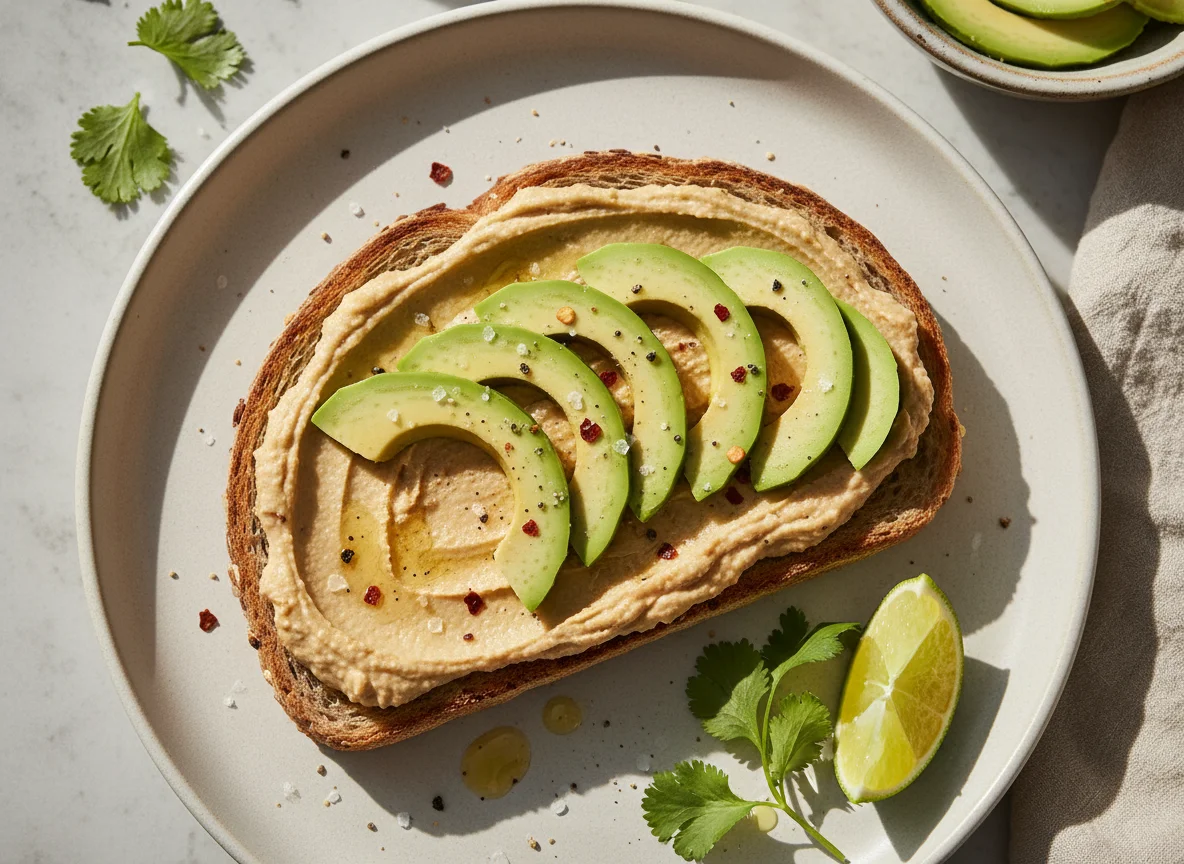 Avocado and Hummus Toast photo