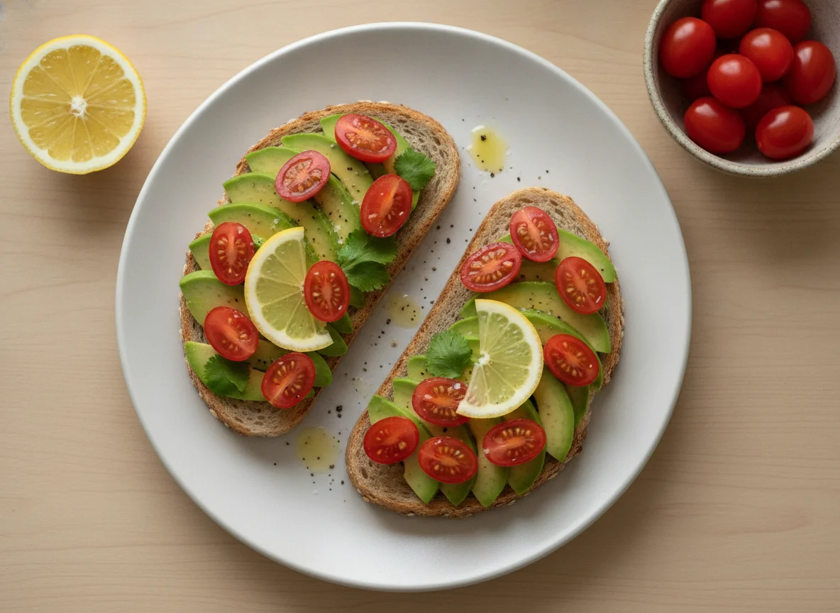 Avocado and Tomato Toast photo