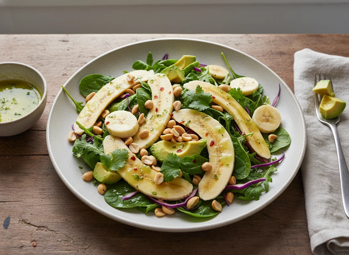 Avocado, Banana, and Peanut Salad photo