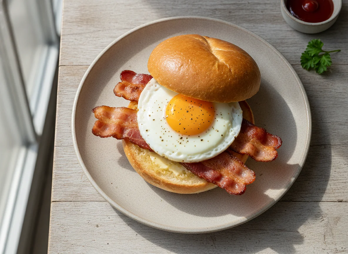 Bacon and Egg Breakfast Roll photo