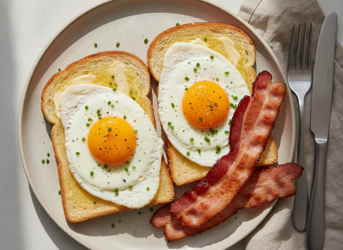 Bacon and Egg on Toast photo