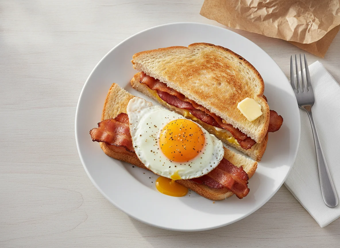 Bacon and Egg Sandwich photo