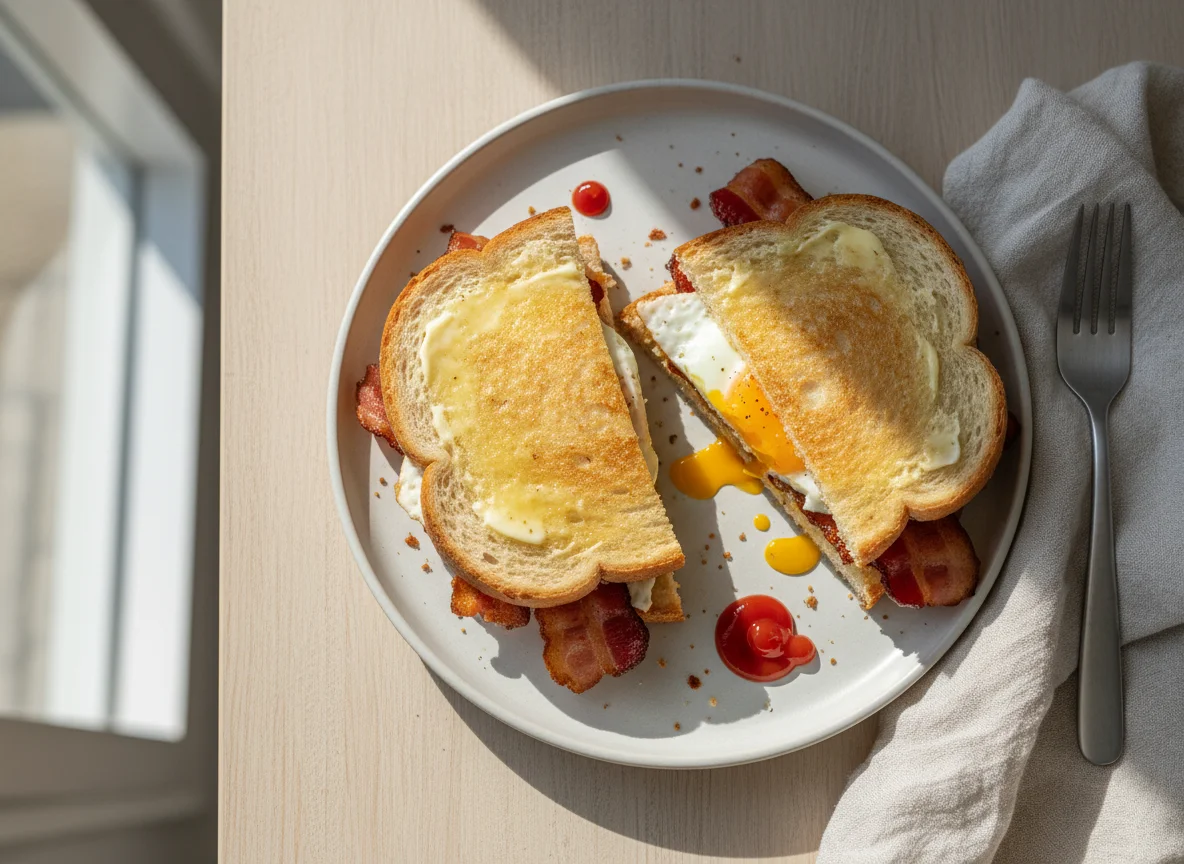 Bacon and Egg Sandwiches photo