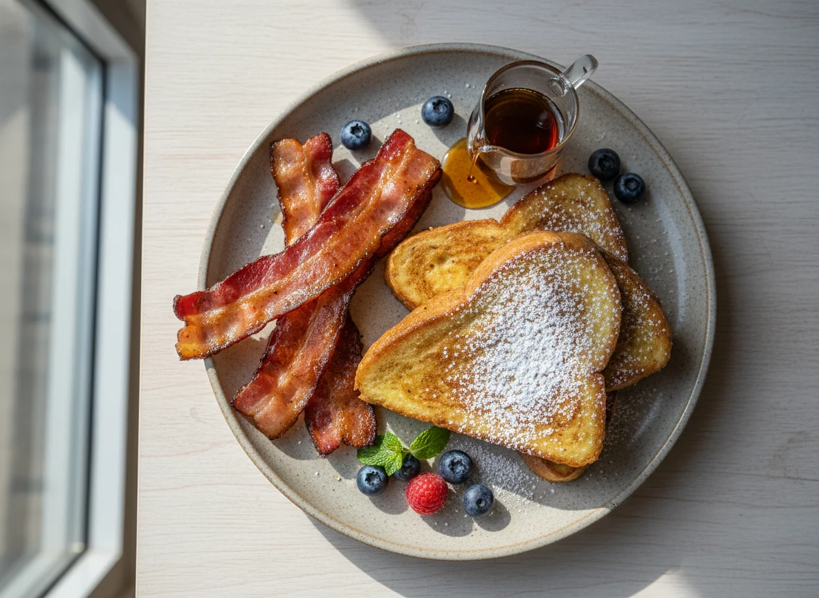 Bacon and French Toast photo