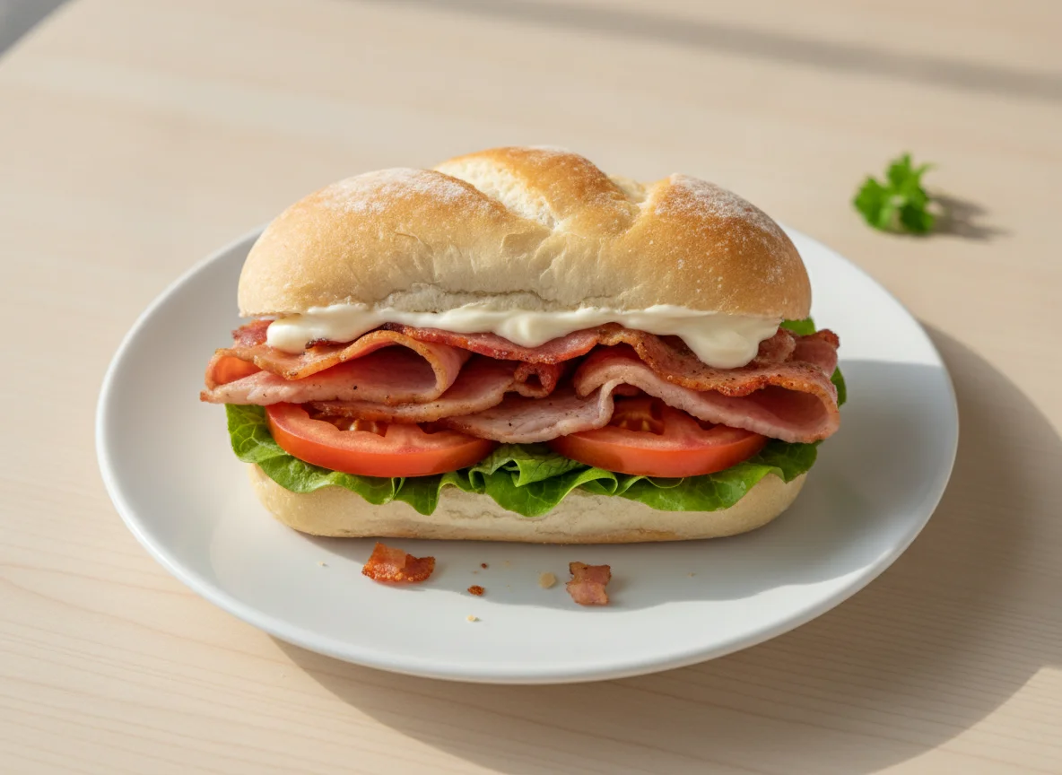 Bacon and Tomato Roll photo
