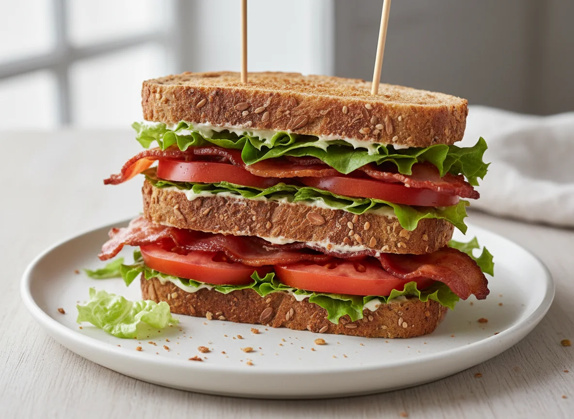 Bacon, Lettuce & Tomato (BLT) Sandwich photo