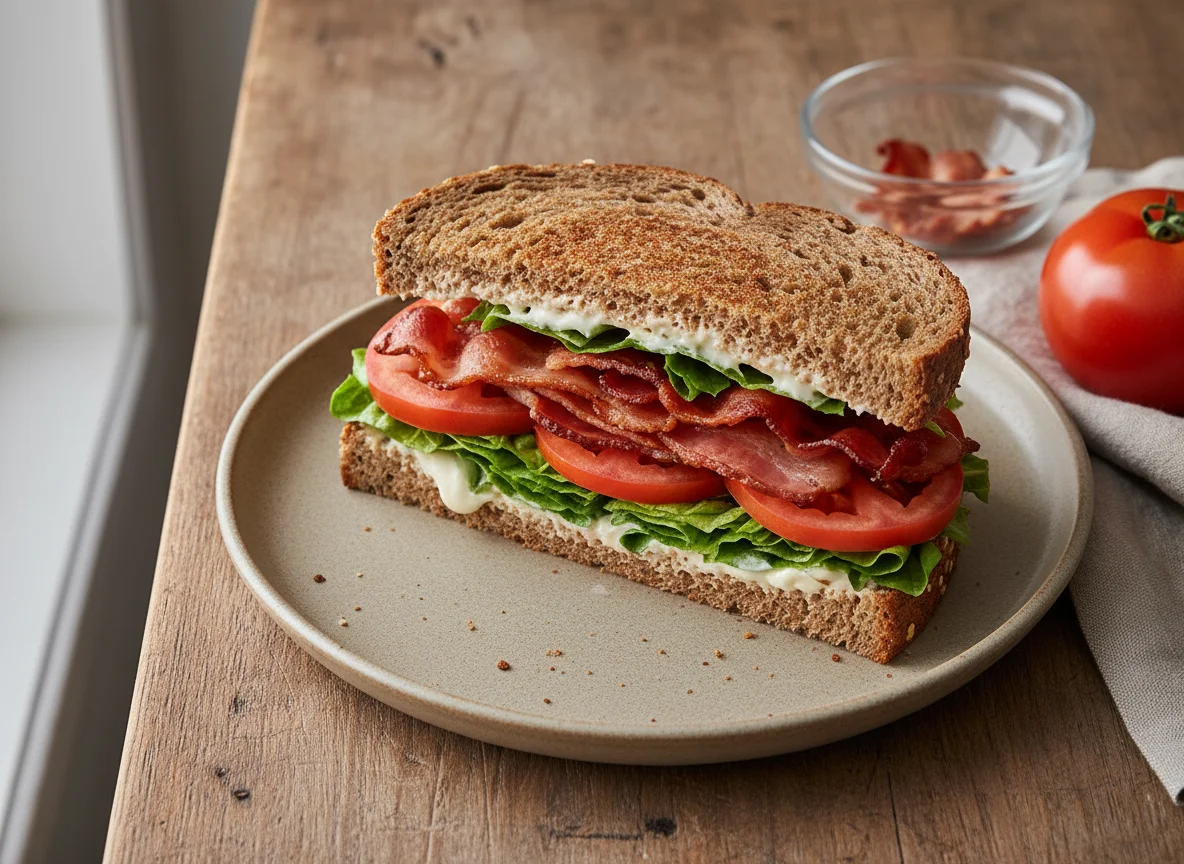 Bacon, Lettuce & Tomato Sandwich photo