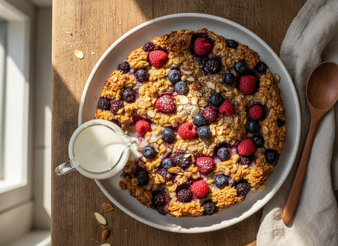 Baked Berry Oatmeal photo