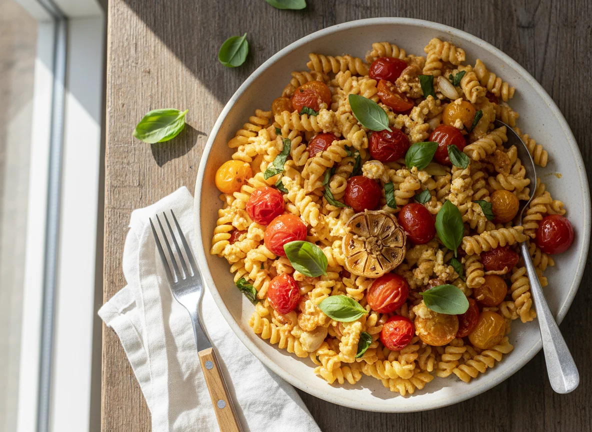 Baked Feta Pasta with Cherry Tomatoes photo