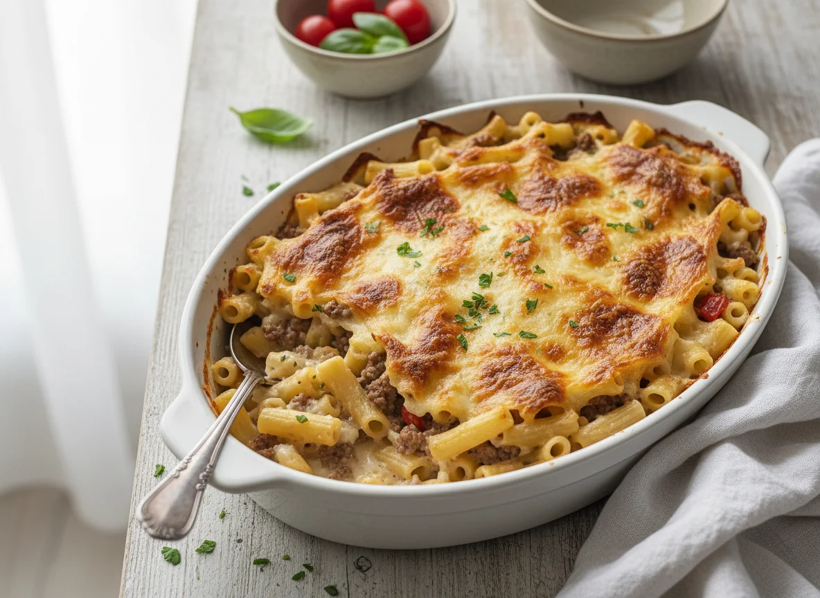 Baked Pasta with Bechamel photo