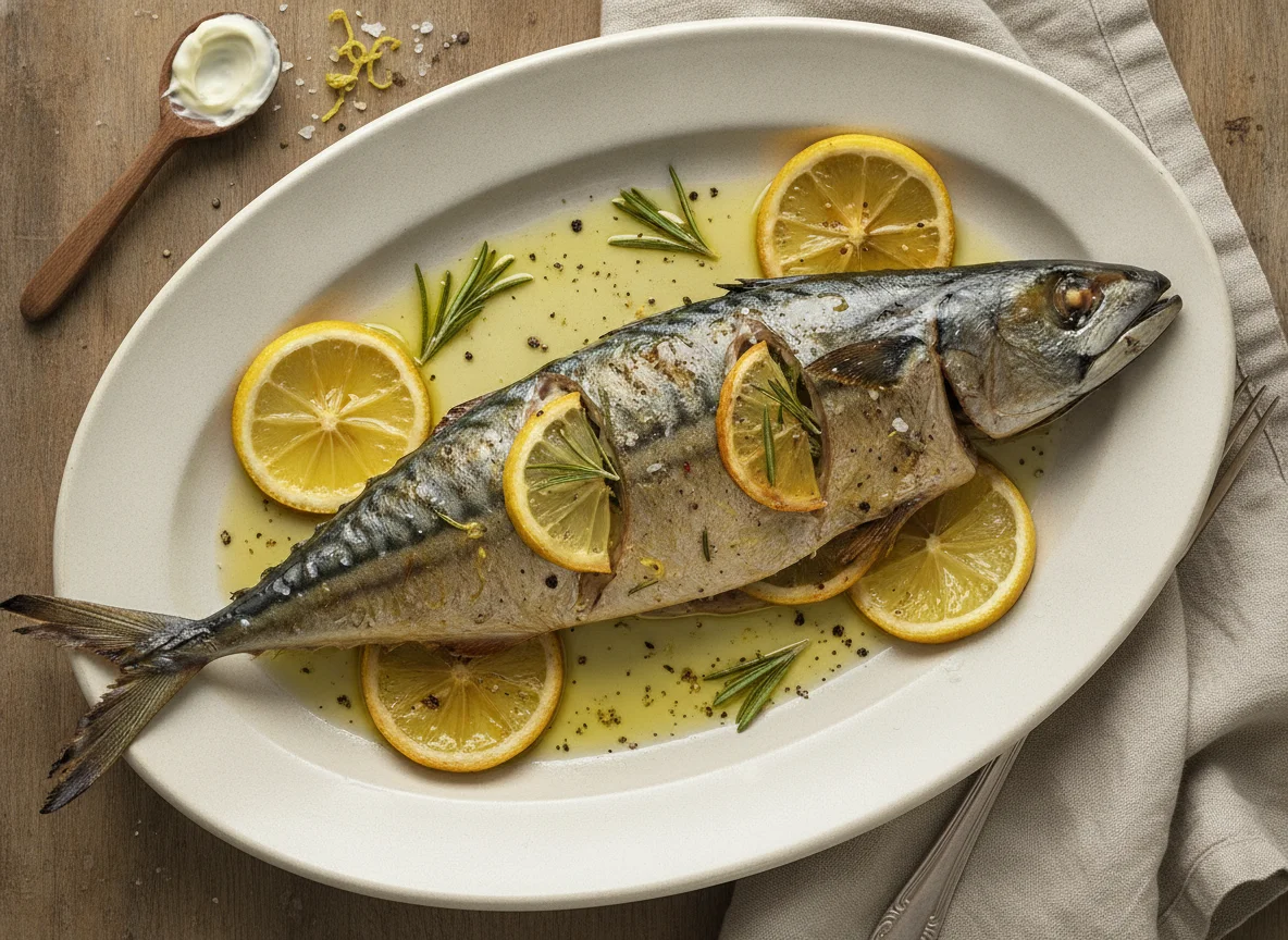 Baked Whole Mackerel photo