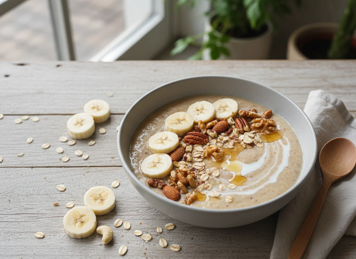 Banana and Nut Smoothie/Porridge photo