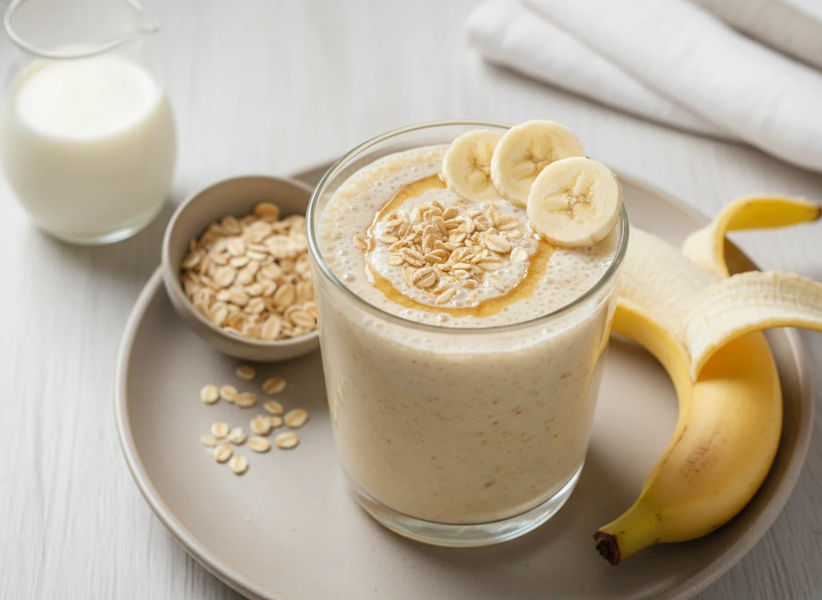 Banana and Oat Smoothie photo