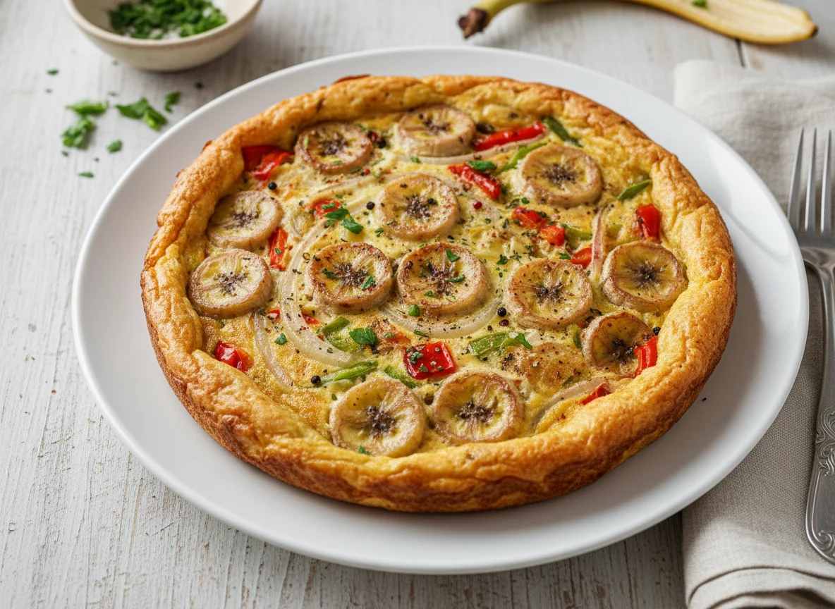 Banana and Vegetable Frittata photo