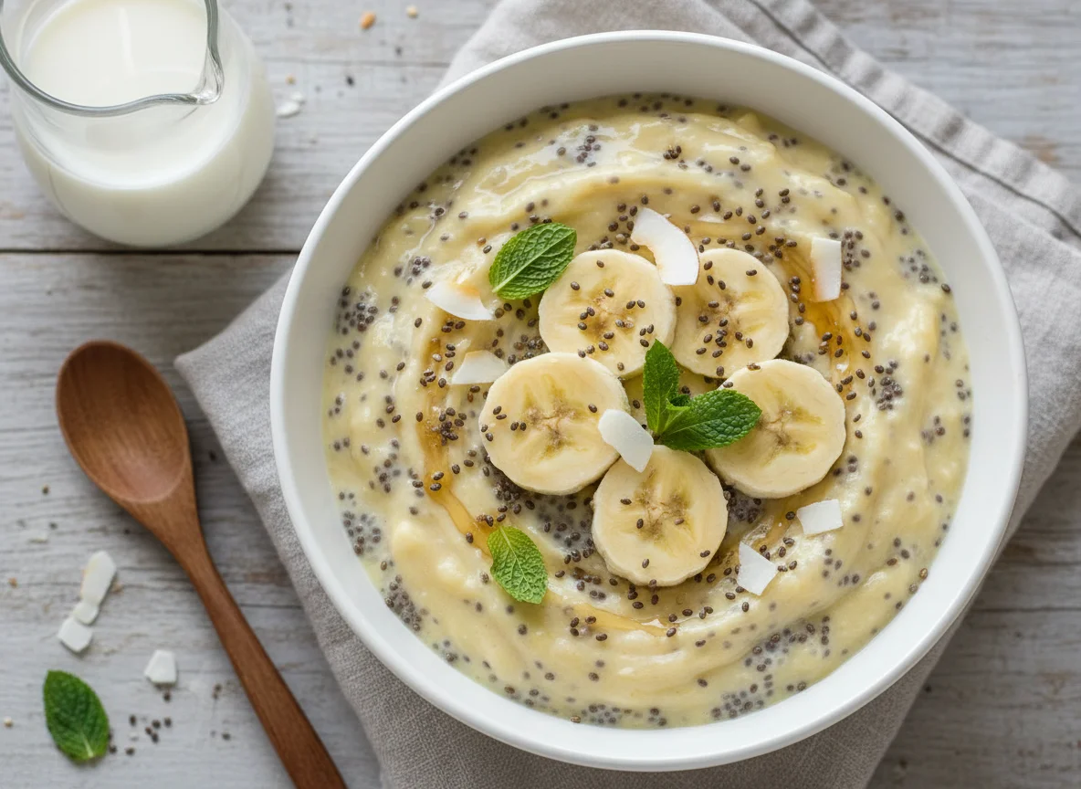 Banana Chia Seed Pudding photo