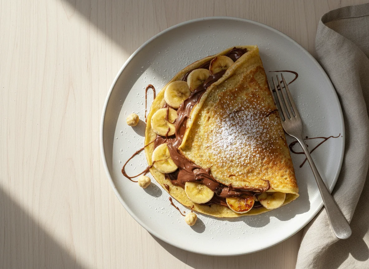 Banana Chocolate Crepe photo